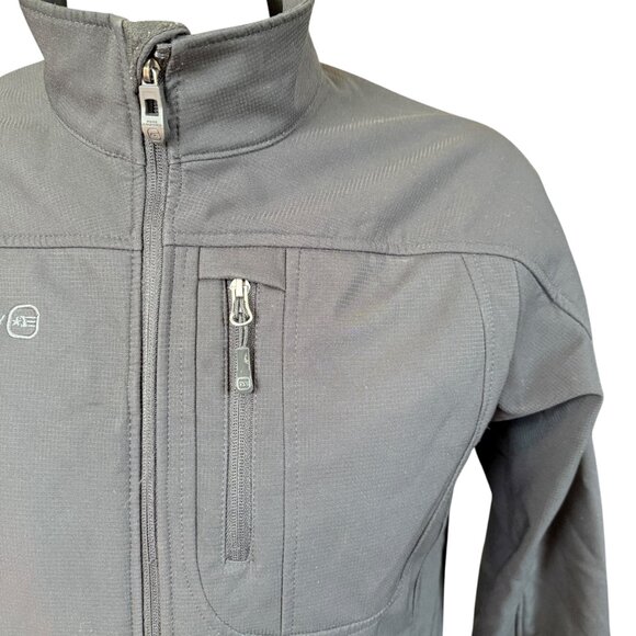 Free Country long sleeve zip up soft-shell fleece lined jacket windbreaker small - Picture 7 of 13